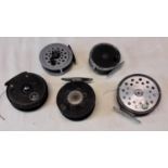 5 Various fly reels