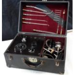 The Branston Violet Ray generator medical tool in its fitted case