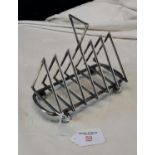 EPNS toast rack in the style of Christopher Dresser