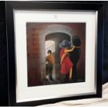 Framed print titled 'Welcome Home' by Sam Skelton