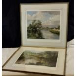 William Garfit limited edition prints, 42/300, both with fine art trade guilds & signed in pencil by