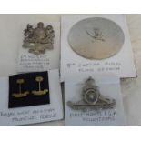 6th vol battalion Manchester South Africa 1900-1902 badge, Royal West Africa frontier force