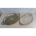 2 large EP serving trays