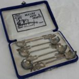 Malay arts & crafts silver spoon set