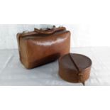 Vintage Doctors bag & leather collar case