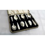 A set of 6 Sheffield silver spoons by Collingwood & Sons Ltd, dated 1934 with Jubilee stamp