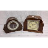 2 art deco mantle clocks with keys & pendulums