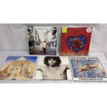 5 Various records to include Oasis, Iron Maiden & The Doors
