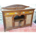 Victorian 2 over 4 door sideboard, 172x153x53cm