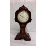 An Edwardian French mantle clock, 28cm in height