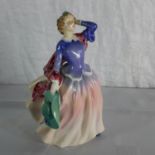 Royal Doulton Figure 'Blithe morning' HN2021 dated 1948. 18cm in height.