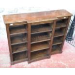 Antique mahogany bookcase, 110x137x40cm