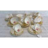 A 38 Piece Royal Crown Derby 'Vine' tea set