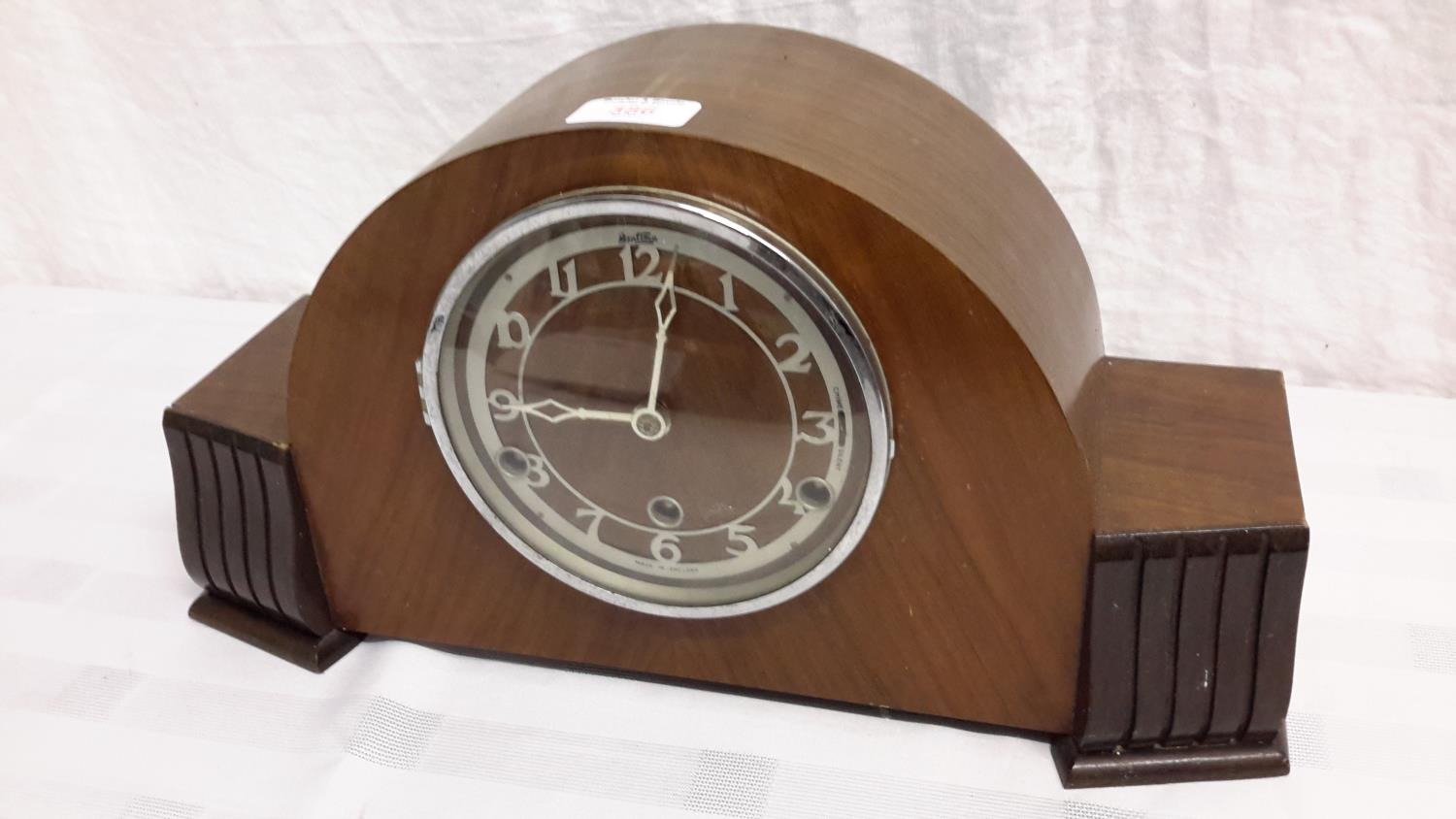 Art Deco 3 hole mantle clock