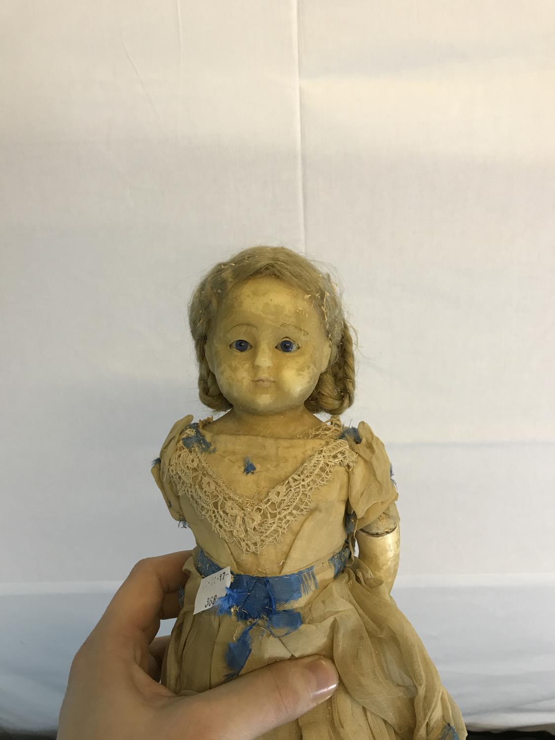 An 19th century bisque style doll (damaged) - Image 2 of 3