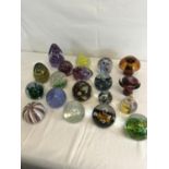 A Collection of Selkirk, Caithness & various other paperweights