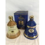 2 Bells decanters full & sealed