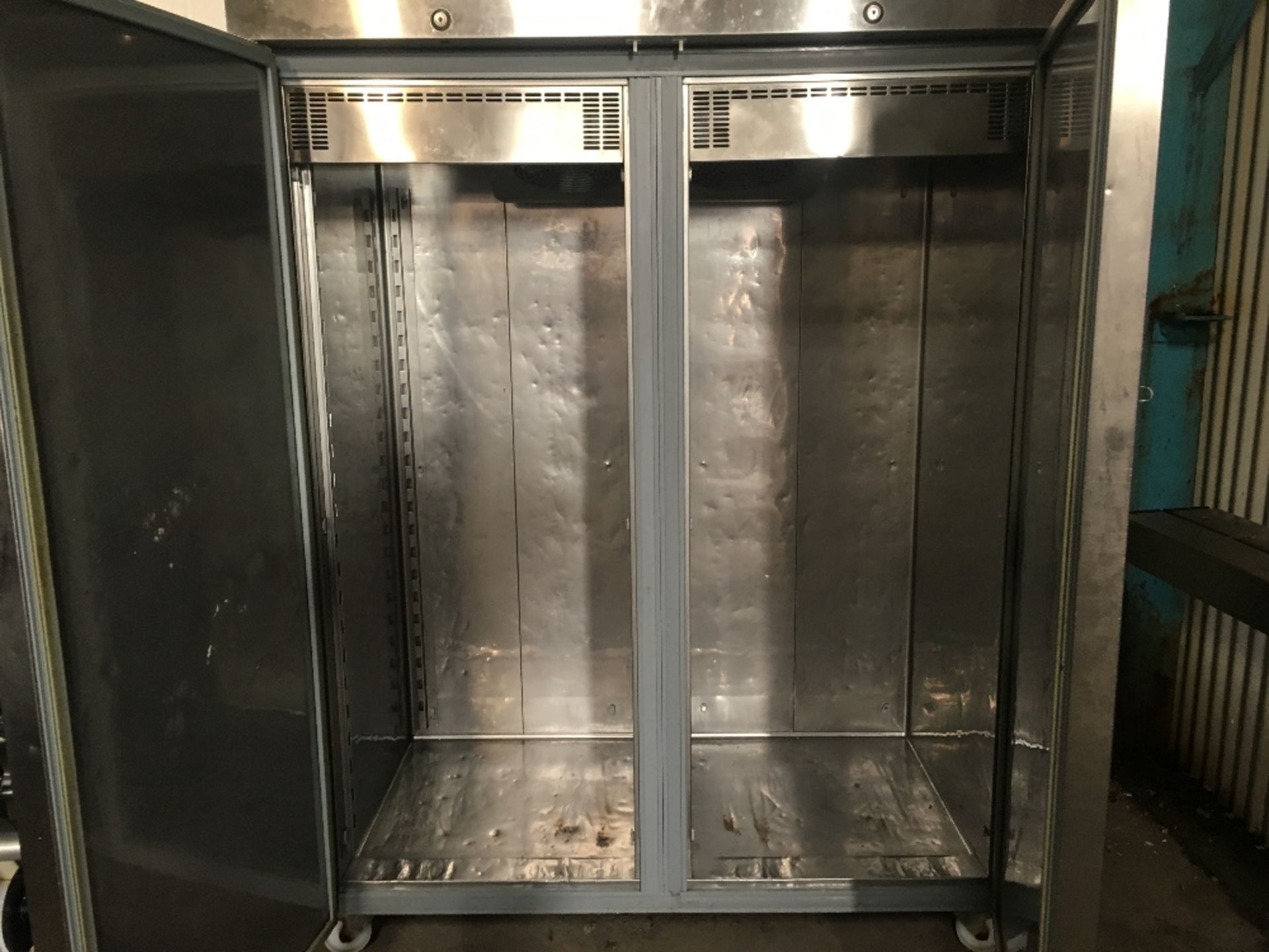 Inomak CF2140/PTL Stainless Steel Double Door Freezer, Temp -18°C - Image 2 of 4