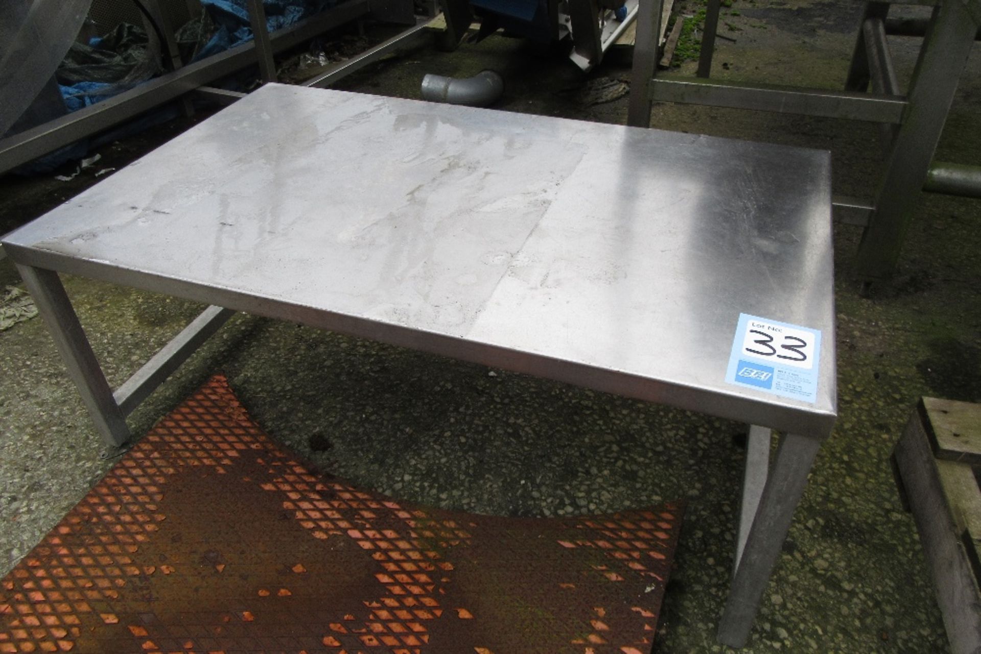 Stainless Steel Table, 1260 x 770 x 500hmm