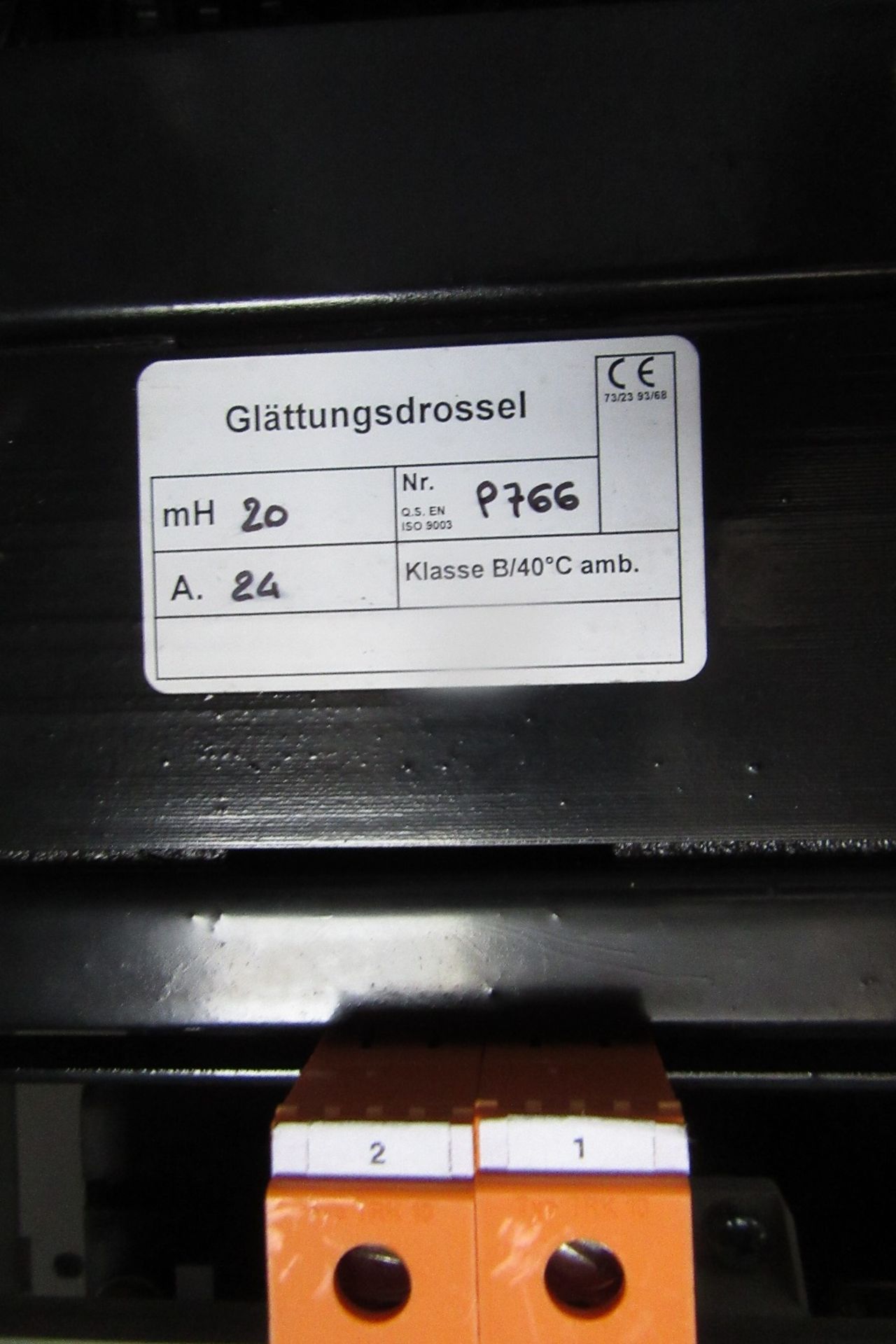 Woodward Power Solutions 110V DC Board Control Cabinet inc: Glattungsdrossel MH20, Einphasen 4.5KVA - Bild 7 aus 17