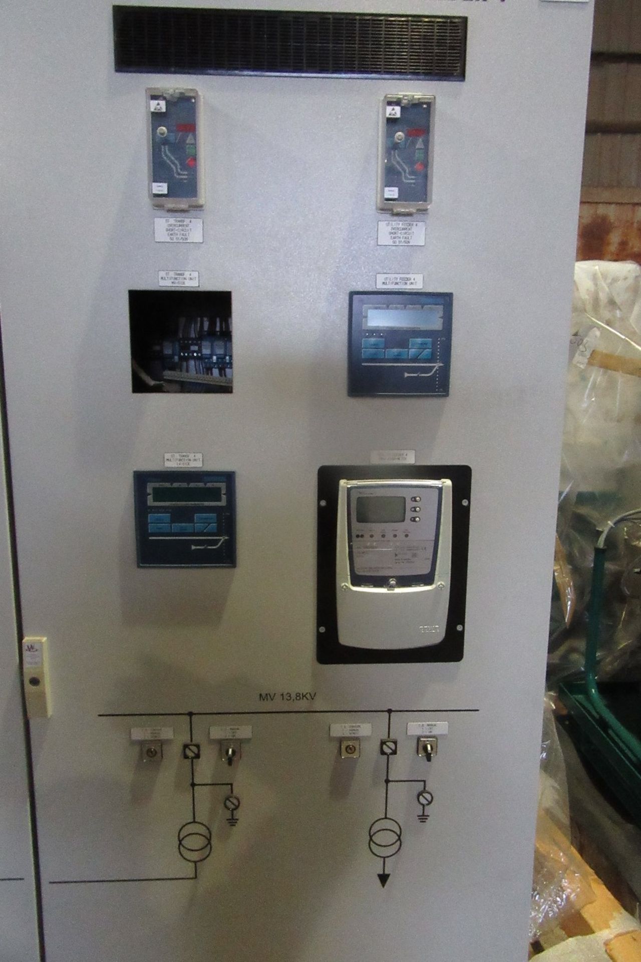 Woodward Power Solutions Station Transformer / Utility Feed Control Cabinet inc: Prometer KVAR Meter - Image 8 of 27