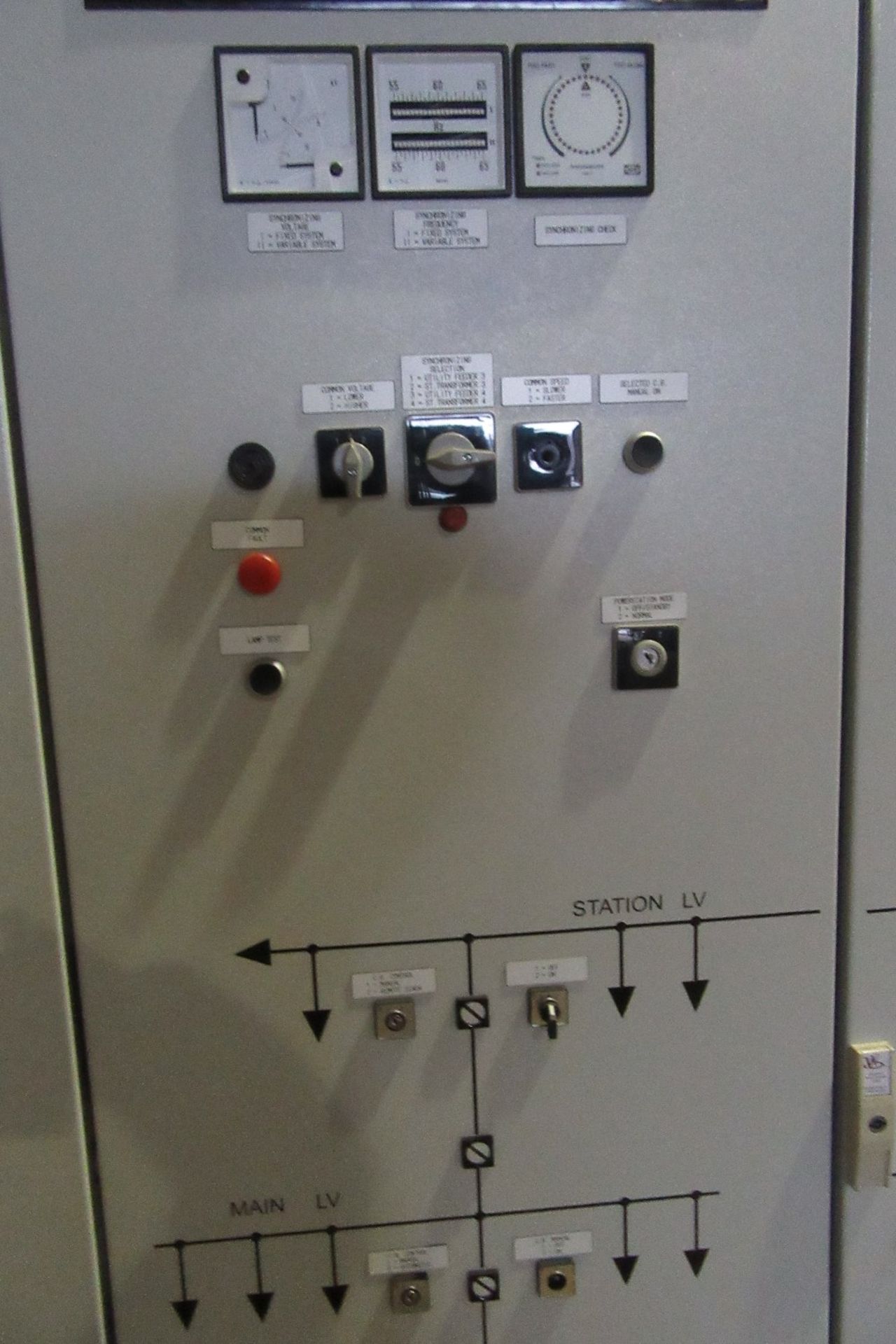 Woodward Power Solutions Station Transformer / Utility Feed Control Cabinet inc: Prometer KVAR Meter - Image 6 of 27