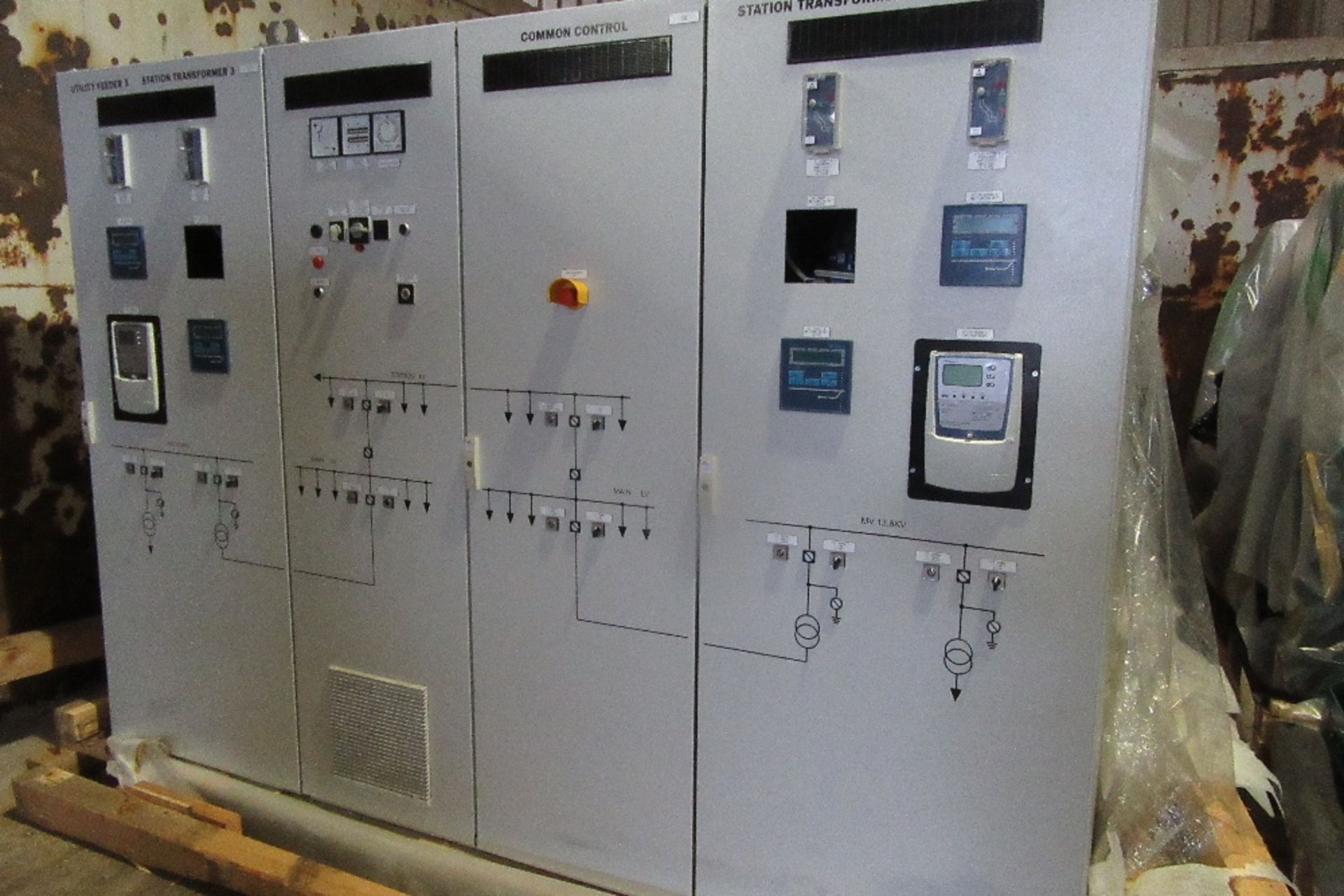 Woodward Power Solutions Station Transformer / Utility Feed Control Cabinet inc: Prometer KVAR Meter