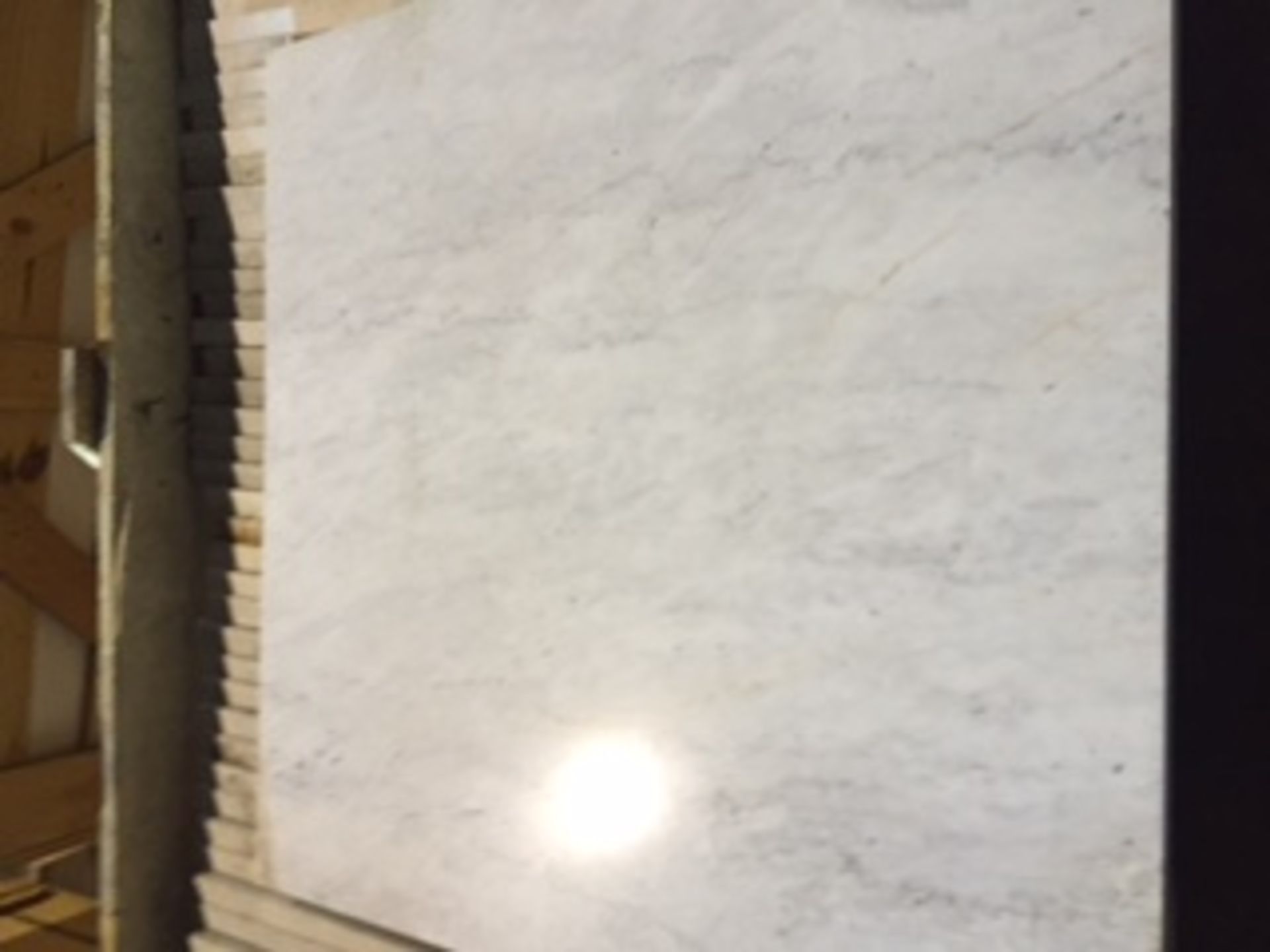 Quantity of 49 Royal White Marble Slabs 60cmx60cmx2 cm - Image 3 of 3