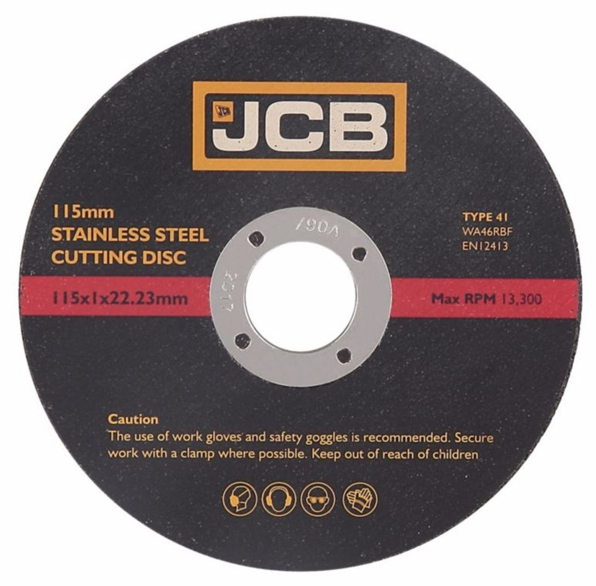 RRP £104.70 10 x STAINLESS ST CUT DISCS 115mm RRP: £104.70 This JCB aluminium oxide stainless ste