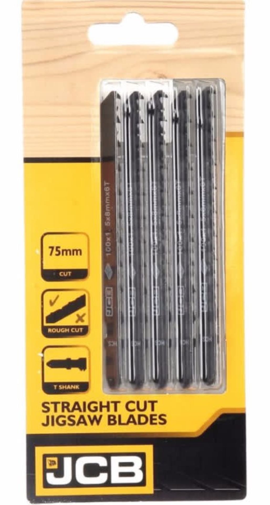 RRP £31.17 BATCH of 3 5PK WOOD JIGSAW BLADES Batch of 3 JCB 5PK Wood Jigsaw Blades TOTAL RRP: £31.17 - Image 2 of 2