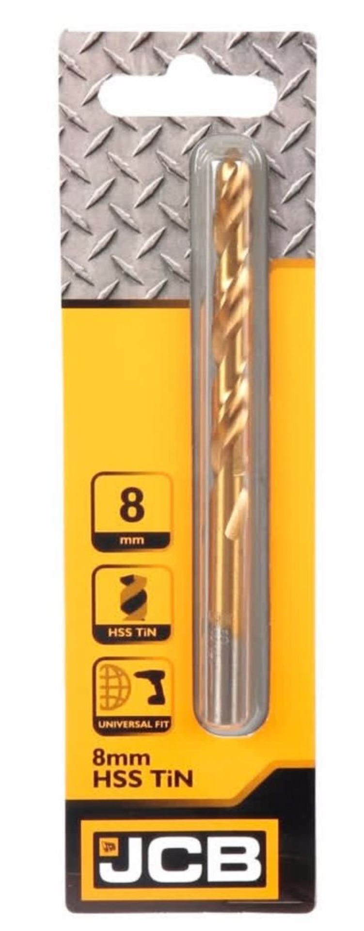 RRP £84.30 10 x HSS DRILL BIT PRECISION GRND TIN 8mm RRP: £84.30 Suitable for drilling into all