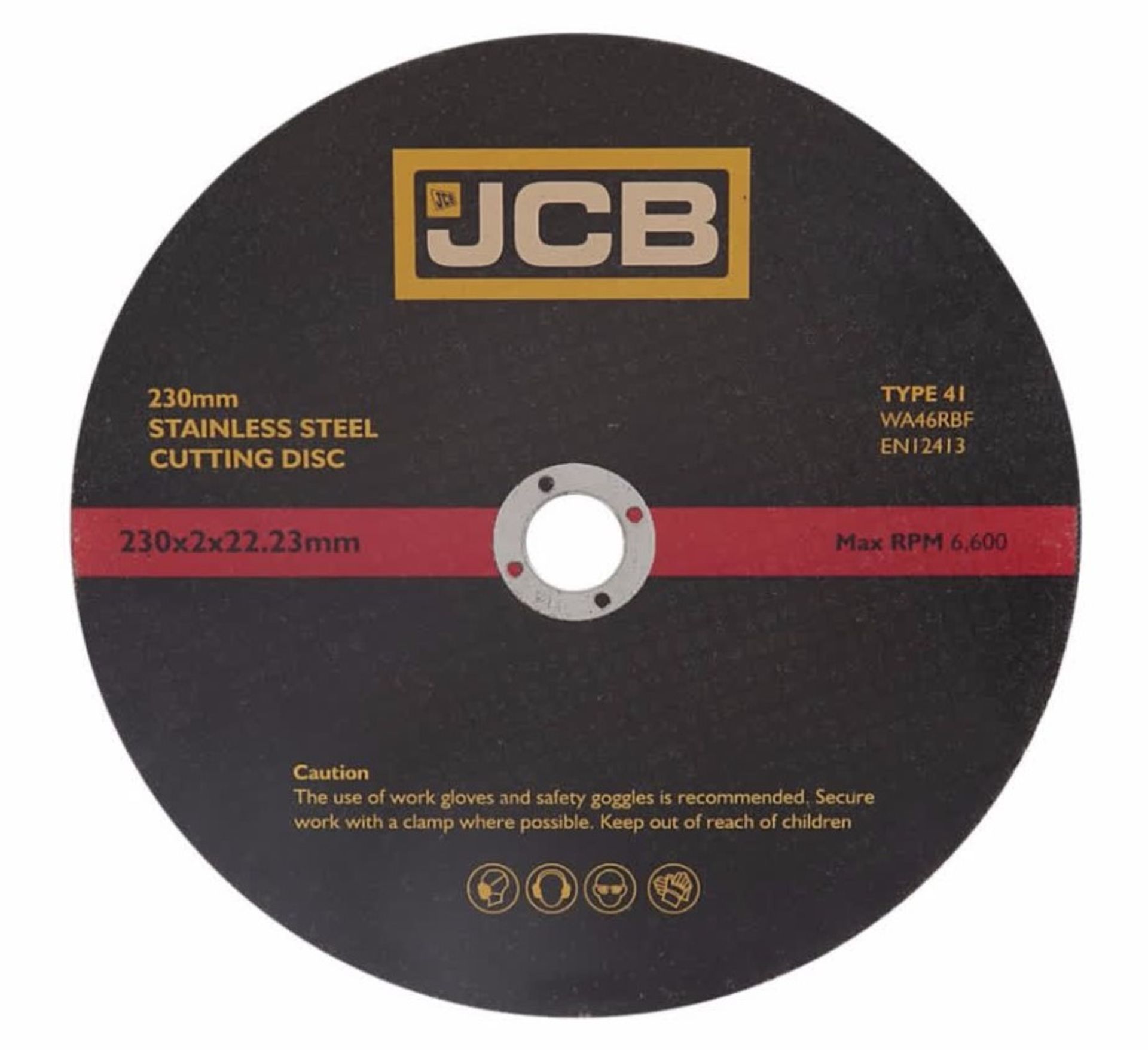 RRP £171.80 10 x STAINLESS ST CUT DISCS 230mm RRP: £171.80 This JCB aluminium oxide stainless ste