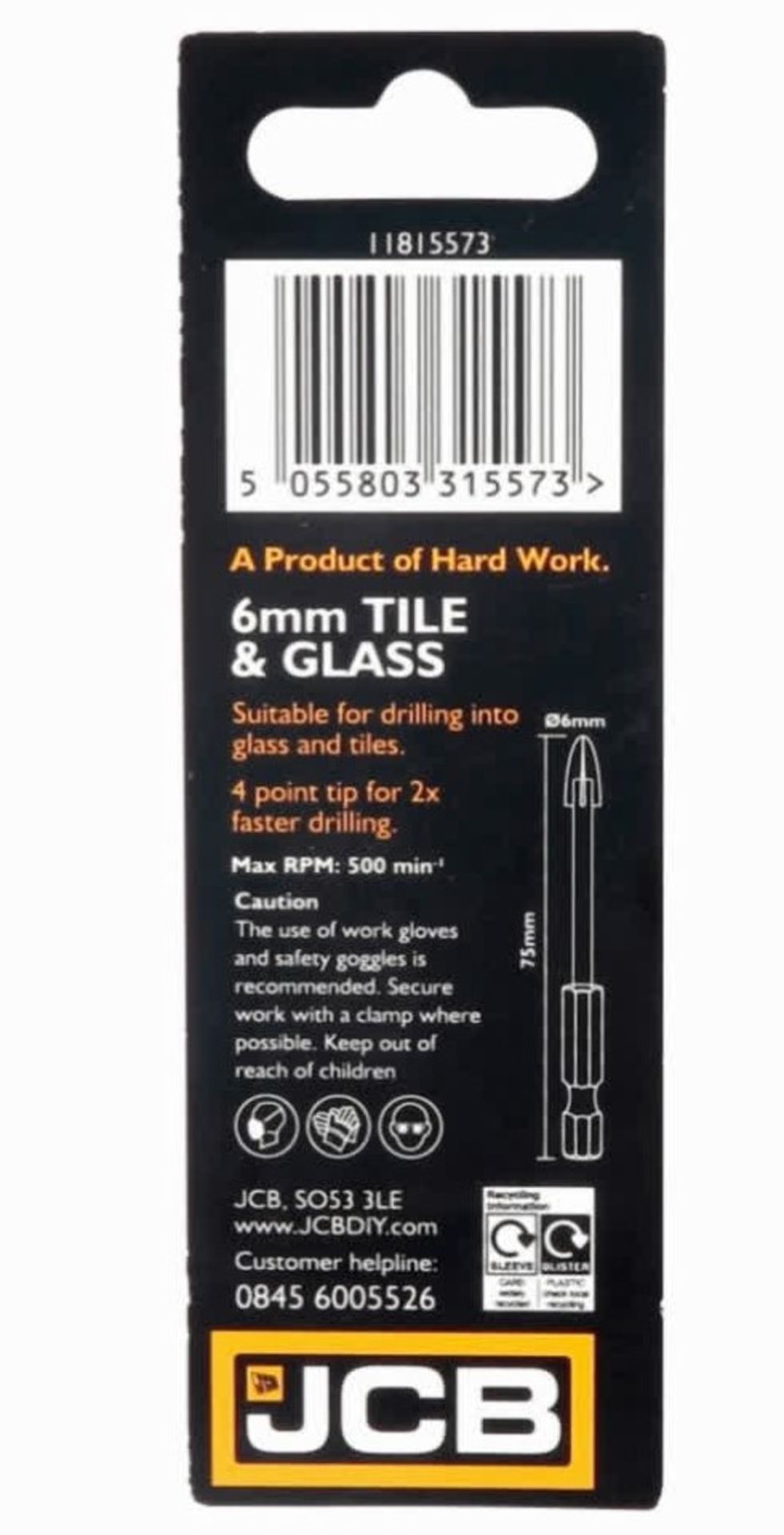 RRP £102.70 10 x TILE/GLASS DRILL RRP: £102.70 Make clean and precise cuts through your tiles wi - Image 2 of 4