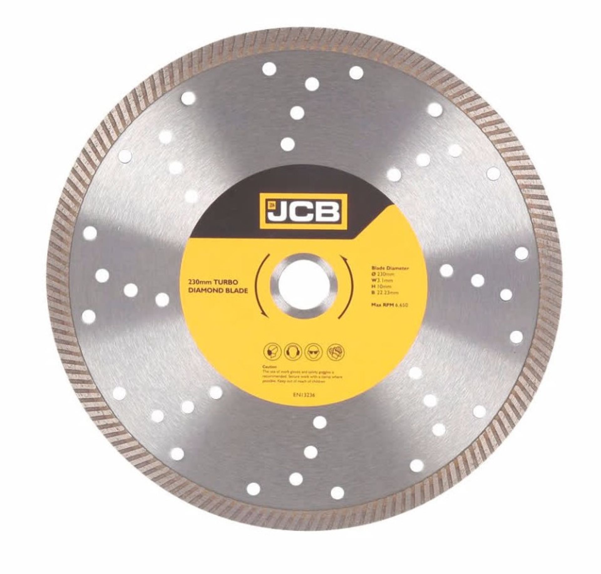 RRP £51.00 BATCH OF 3 DIA BLADES Batch of 3 JCB Turbo Diamond Blades TOTAL RRP: £51.00 1. RRP: £