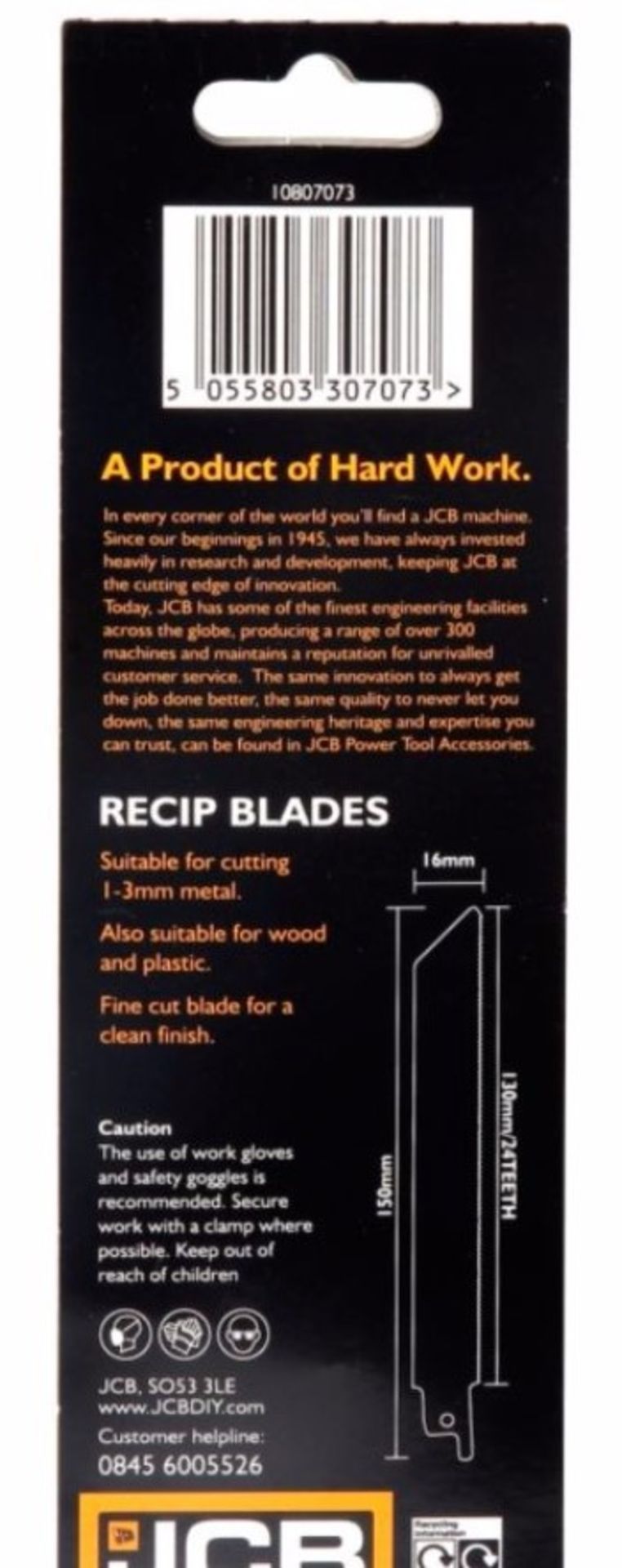 RRP £96.50 10 x RECIP FOR METAL BiM 1-3mm FINE RRP: £96.50 This reciprocating blade is suitab - Image 2 of 4