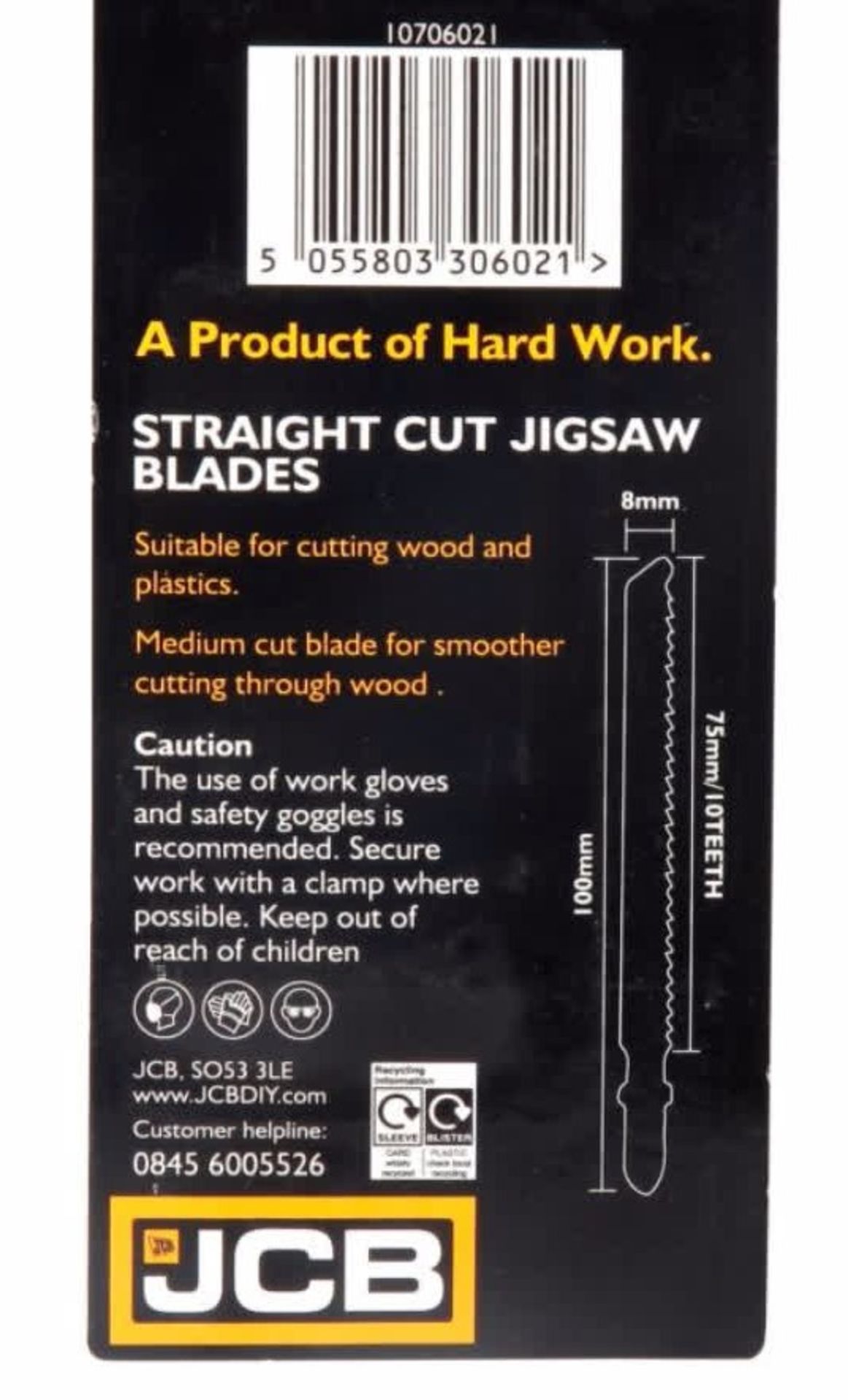 RRP £116.30 10 x JIGSAW BLADE WOOD LAMINATE 75mm RRP: £116.30 These jigsaw blades are suitable - Image 2 of 4