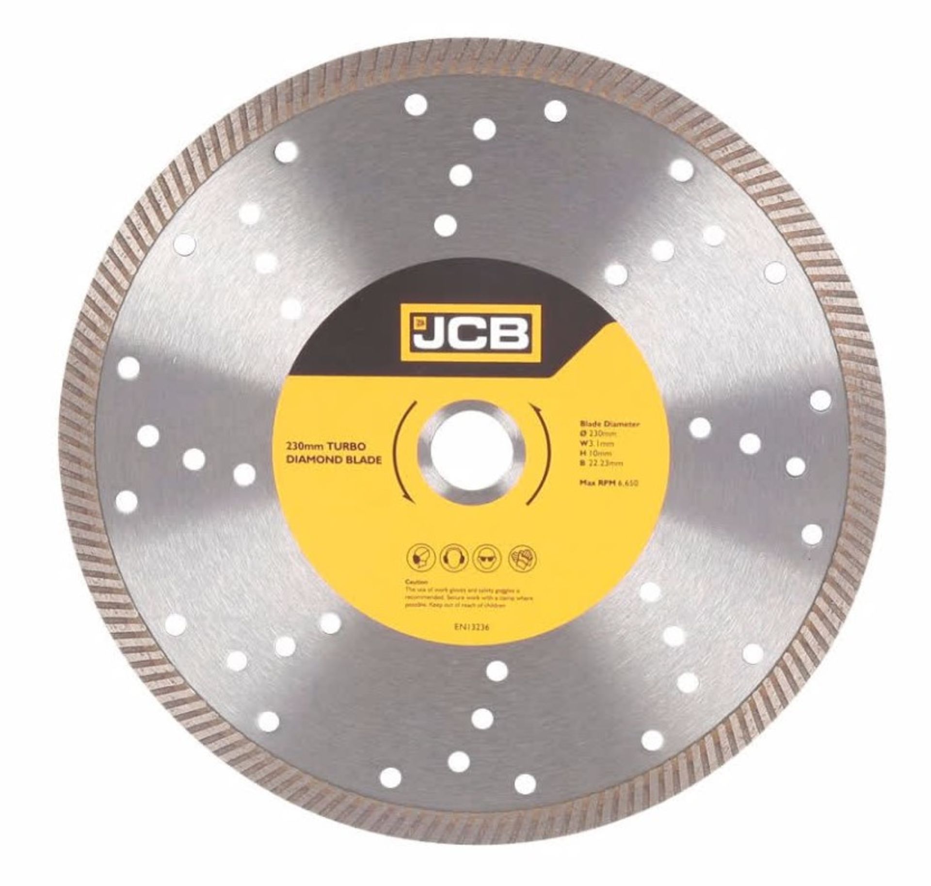 RRP £51.00 BATCH OF 3 DIA BLADES Batch of 3 JCB Turbo Diamond Blades TOTAL RRP: £51.00 1. RRP: £