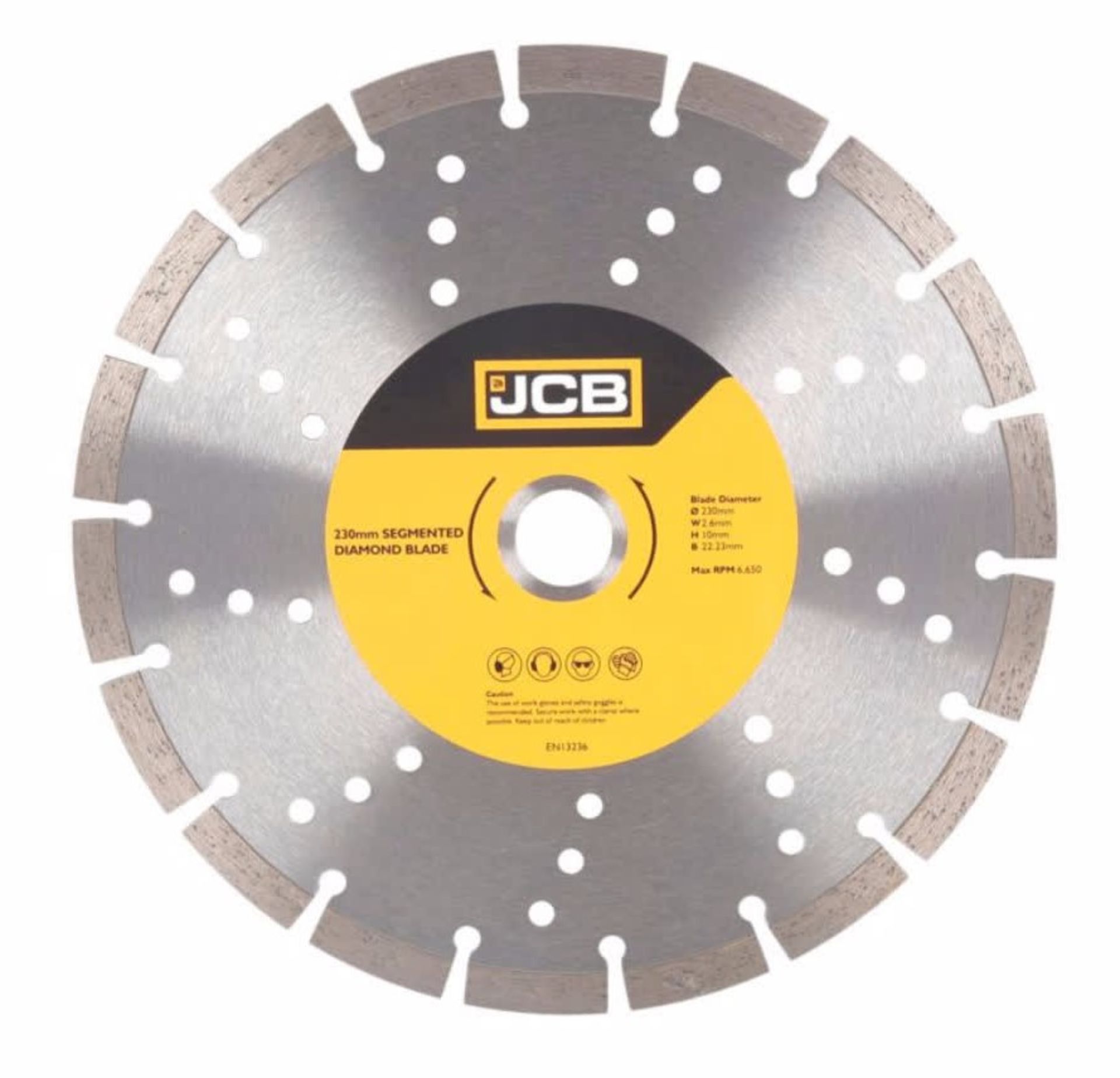 RRP £56.00 BATCH OF 3 SEG DIAMOND BLADES Batch of 3 JCB Segmented Diamond Blades TOTAL RRP: £56.00