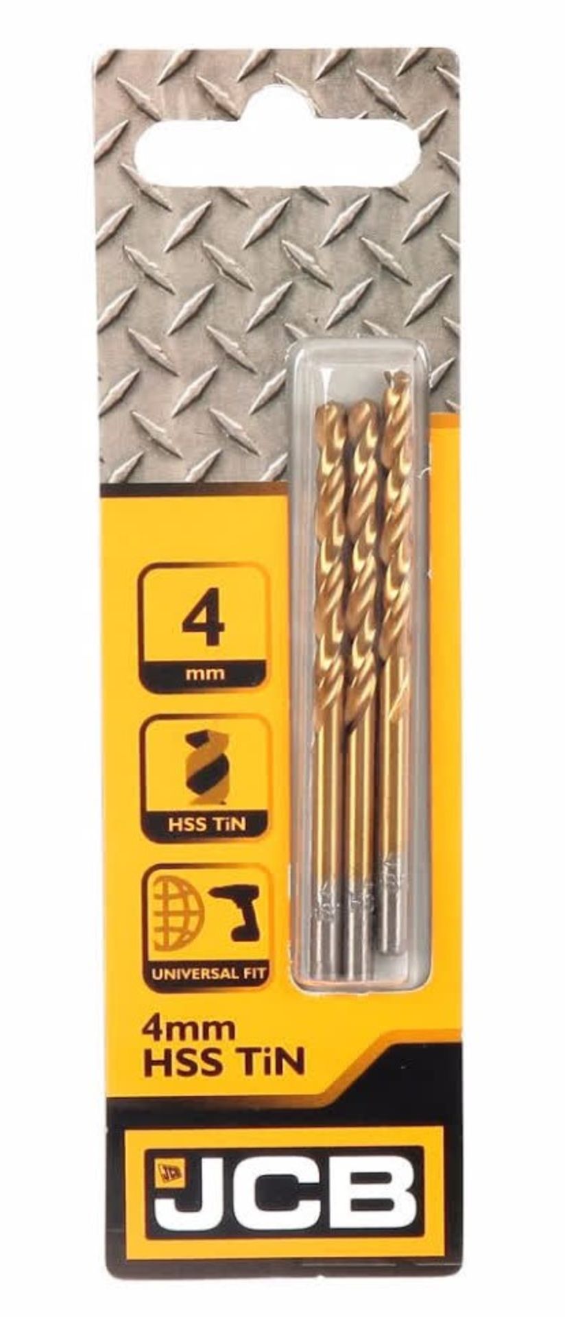 RRP £64.20 10 x 3PK PRECISION GRND HSS TIN 4mm RRP £64.20 (£6.42ea) 10 No HSS TIN Drill Bits Length