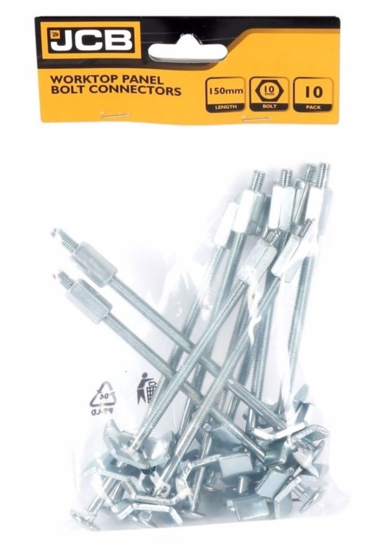 RRP £80.60 10 x 10PK W/TOP CONNECTOR BOLT 150mm RRP: £80.60 Ideal for connecting work top joi