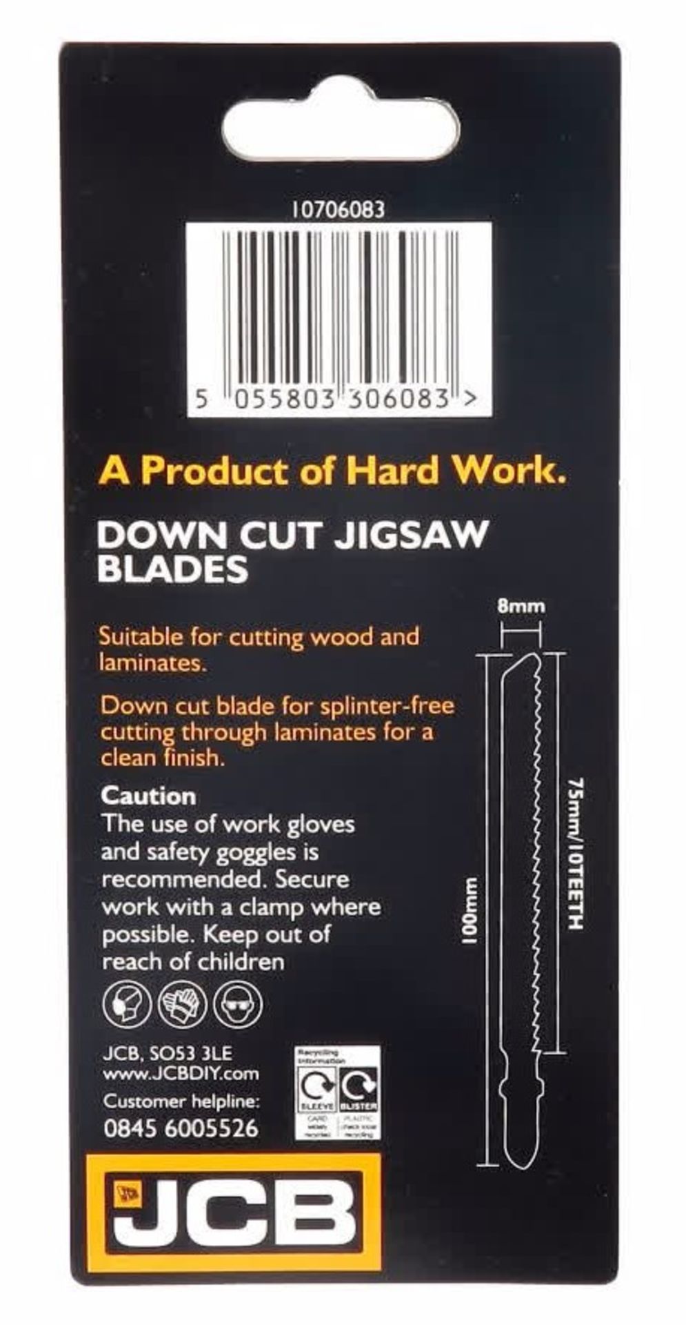 RRP £124.50 10 x PK5 JS BLADE DOWN CUT LAMINATE 75mm RRP: £124.50 These jigsaw blades are suit - Image 2 of 4