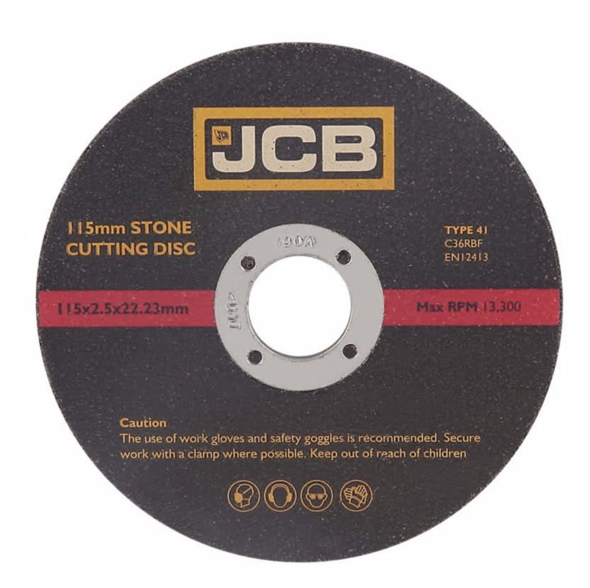 RRP £78.00 10 x STONE CUTTING DISCS 115mm RRP: £78.00 This JCB aluminium oxide stone cutting dis