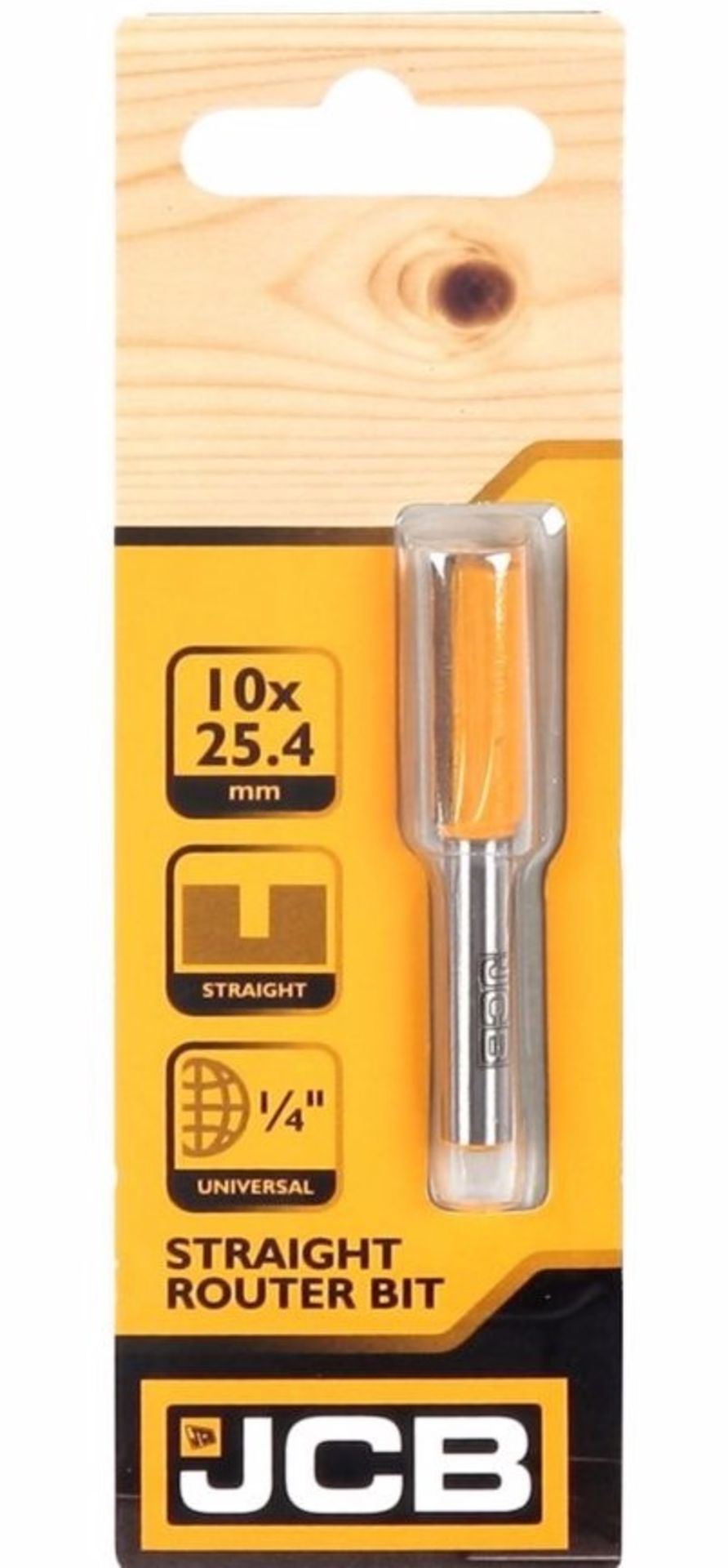 RRP : £81.20 10 x STRAIGHT ROUTER BIT 10 x 25.4mm RRP: £81.20 Ideal for use on softwood, hardwoo
