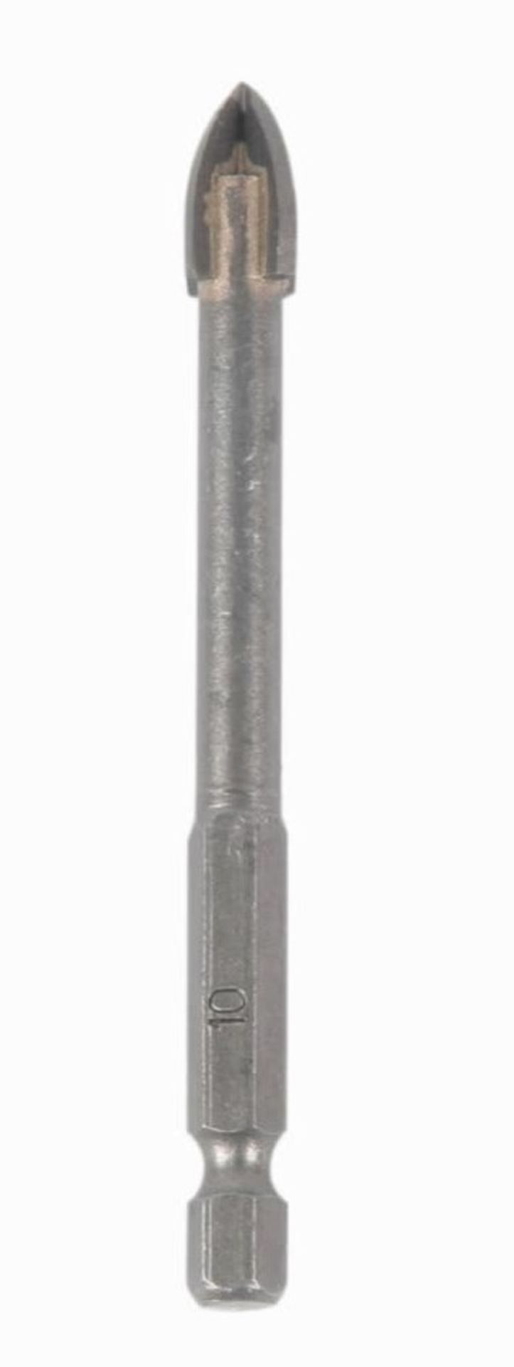 RRP £145.80 10 x TILE AND GLASS DRILL 4 FLUTE 1 RRP: £145.80 Make clean and precise cuts through - Image 3 of 3