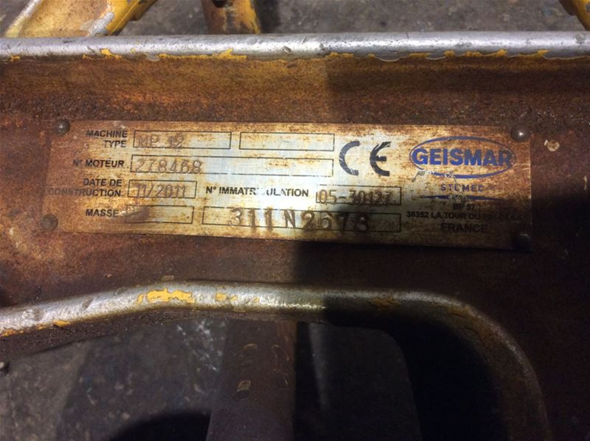 GEISMAR MP.12 RAIL GRINDER - PETROL - Bild 3 aus 3