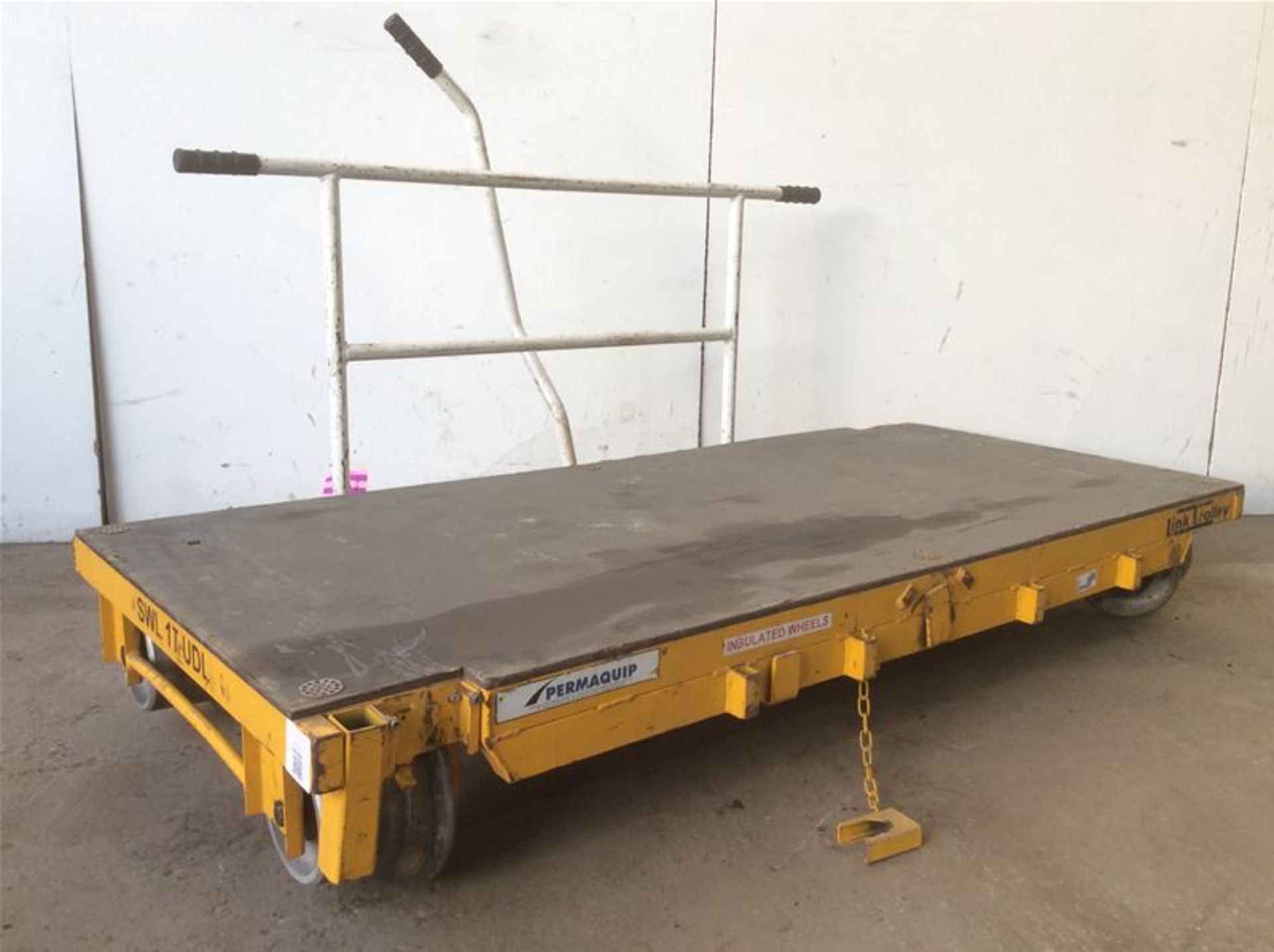 PREMAQUIP GROUP ENG INSULATED RAIL TROLLEY - SWL 1T UDL