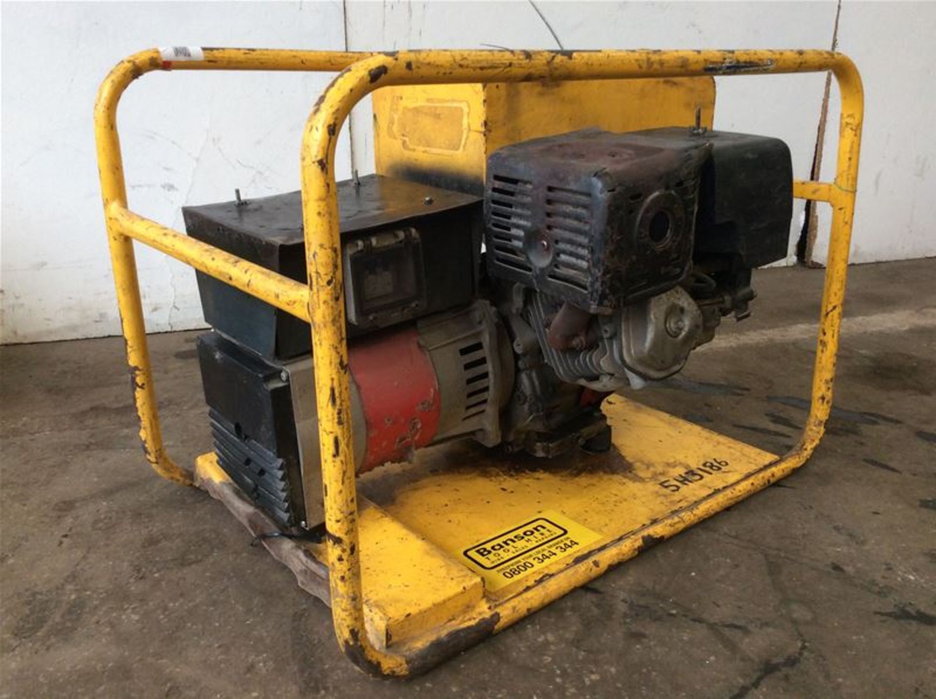 HARRINGTON 5KVA GENERATOR - HONDA PETROL - Image 4 of 4