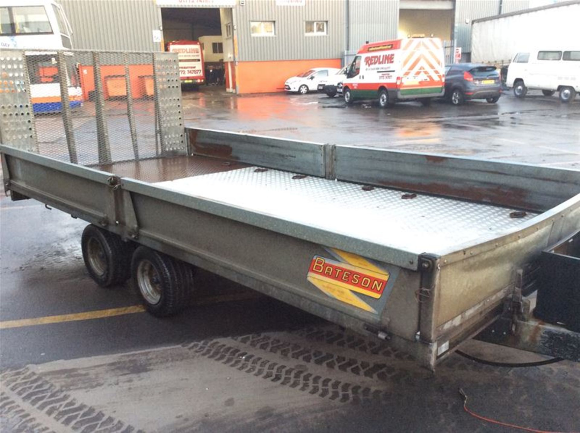 BATESON HYDRAULIC TILT TRAILER - 14 X 7 FT - GROSS WEIGHT 2750KG - Image 5 of 8