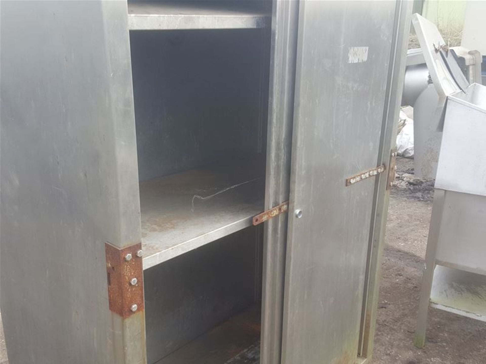 3 x Stainless Steel Kitchen Cupboards - Image 4 of 6