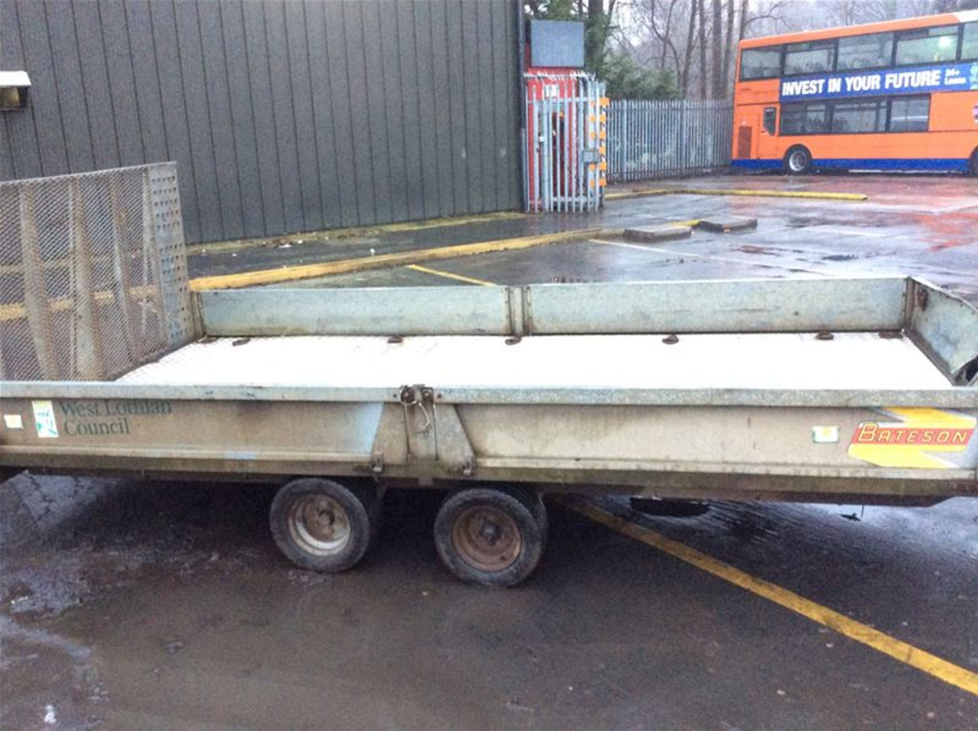 BATESON HYDRAULIC TILT TRAILER - 14 X 7 FT - GROSS WEIGHT 2750KG - Image 4 of 7